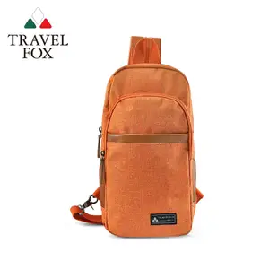 TRAVEL FOX 旅狐包- 隨性本色 單肩雙肩二用輕巧後背包- 亮點桔