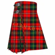 Scottish Traditional Boyd Modern Handmade 8-yard Tartan Kilt For Men Custom Size