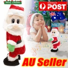 Christmas Hip Dancing Twerking Santa Claus Doll Electric Kids Singing Toys DécPJ