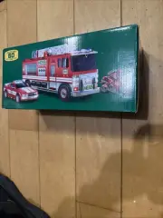 2024 HESS TRUCK 60TH ANNIVERSARY FIRE TRUCK CAR MOTORCYCLE