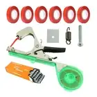 Stainless steel Tape Tying Tool Staple Gun Machine Garden Plant Tapener