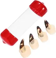 Totority Breathable Guzheng Nail Covers Comfortable Silicone Finger Caps for Guzheng No Tape Required