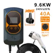 40A 240V J1772 Smart Home Electric Car Charger Level 2 EV Charger (for: Smart)