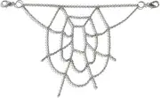 [Generic] Pants Chains Layered Waist Chains for Women or Men Spider Web Chain for Jeans Pants Gothic Body Chain Halloween Jewelry Accessories