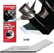 Megaware SkegPro 663 - Protects Against Damage from Ramp Dragging, Rocks, Debris and Submerged Objects - Stainless Steel Skeg Protector - Fits Yamaha Motors - See Listing Details