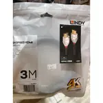 [線材]LINDY德國品牌 CROMO LINE HDMI 2.0(TYPE-A) 公 TO 公 傳輸線 3M