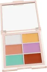 HAPINARY Multifunctional Face Highlighter and Concealer Palette Color Contour Cream for Natural Finish Instant Brightening and Coverage for All Skin Tones