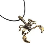 [IWOWHERO] scorpion pendant scorpion necklace mens necklace men's necklace choker necklace for men pendant for men para hombres men's pendants jewelry man hip hop