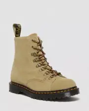 Womens Dr. Martens Barton $295 Repello Calf Suede Leather 5 EU36 Made UK