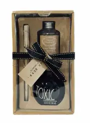 NWT! Rae Dunn Halloween Toxic Potion Scented Fragrance Oil Reed Diffuser NIB!