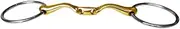 Folpus Horse Bit Ring Snaffle Bit Horse Mouth Snaffle Simple to Use Rustproof Multiuse for Performance Equestrian Training Device