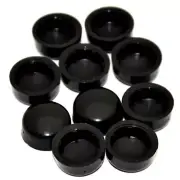Hex Head Bolt Nut Cover for 7/16" Wrench or Socket Black PD#7/16-180 Set of 50