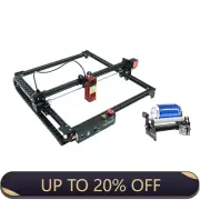 Laser Machine Diode Head Metal Marking Printer Engraver with Rotary Roller Wood