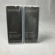 x2 SEACRET - Professional Nail Buffing Block. 3 Ways Buffing Block the Secret