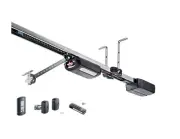 Sommer 2080 EVO+ Rail 1 HP Garage Door Opener Push Remote/Safety Sensors
