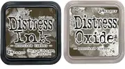 Bundle Both Oxide and Standard Scorched Timber Ink Pads January 2024 Tim Holtz Ranger Ink Release Last pad of Distress