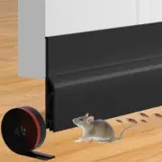 Adjustable Door Draft Stopper Weather Stripping Under Door Seal Blocker