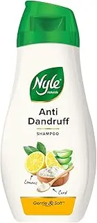 [Nyle] Naturals Anti Dandruff Shampoo, With Goodness Of Lemon And Curd, 180ml, White, (NYAM0180AD04R)