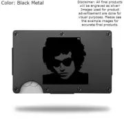 Custom BOB DYLAN Laser Engraved Wallet - Pick A Wallet Color