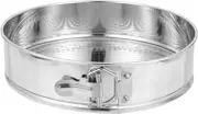zzhugyin Springform Pan, 10 Inch Round Nonstick Cheesecake Pan Stainless Steel Springform Cake Pan with Removable Bottom, Leakproof Spring Form Pans for Baking