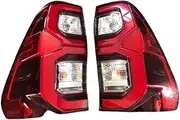 Rear Lights Turn Signal Reverse High Additional Brake Light Lamp for Hilux for Revo for Rocco 2021 Pickup Car Tail Lamps (Color : 2)
