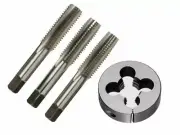 BSW BRITISH STANDARD WHITWORTH THREAD TAP DIE SET 3/16" TO 3/4" - 8 SIZE
