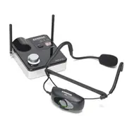 Samson 24cm UHF Wireless Microphone Fitness Headset System w/XPD Port 542-566mHz