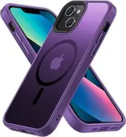 Gyizho fits iPhone 14 Case [Compatible with MagSafe] [10FT Drop Resistant] Slim Protective Cover, Non-Yellowing Case for iPhone 14 Magnetic Case,Deep Purple