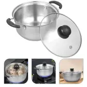 Small Pot Cooking Saucepan Stainless Steel Milk Soup Kitchen