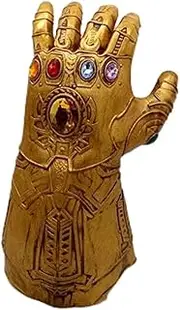 SGerste Thanos Infinity Gauntlet Glove Cosplay Infinity War The Avengers Costume (Gold)