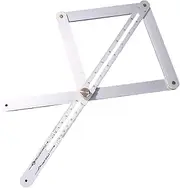 Angle Finder Tool, Angle Finder, Aluminum Alloy Retractable Corner with Clear Scale, Multi-Use Miter for Woodworking