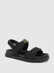 GUESS Women's Black Fadison Strap Sandal Size: 7