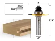 1/16" Slotting Cutter Router Bit Assembly - 1/2" Shank - Yonico 12101