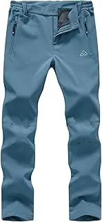 [YSENTO] Women's Waterproof Ski Snow Pants Fleece Lined Softshell Insulated Hiking Mountain Pants