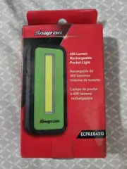 Snap-on Tools NEW GREEN 400 Lumen Pocket Light ECPRE042G