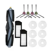 Accessories Kit Replacement For Deebot X1 Omni / X1 Turbo Robot Vacuum, Main Side Brushes Filter Mo