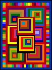 UNTOUCHABLE - 69" x 51" - Pre-cut Patchwork Quilt Kit by Quilt-Addicts Single