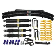 2" Lift Kit Shocks King Springs EFS Leaf Diff Drop Kit for Mitsubishi Triton MQ