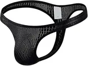 [Generic] Hot Men's Thong G-String Underwear Glitter-Adorned, Men's Shimmered Thong G-String Underpants