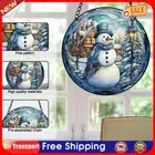 Suncatcher Window Wall Hanging Ornaments Waterproof Acrylic with Chain and Hook