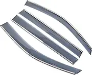 4PCS Car Window Rain Visor Compatible for Volvo EX30 Accessories 2023 2024 2025 Shield Awning Guards Cover Deflector Strips Car Accessories