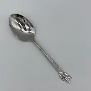 Vtg Oneida LEANDER Soup Spoon Flatware Stainless Leaf Ribbed USA 7-1/4" NEW