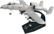 Replica Pre-Build Aircraf 1/100 for Republic A-10 Thunderbolt Metal Fighter Jet Model Kits Pre-Build Replica Miniature AircraftDisplay Collection Gift Display