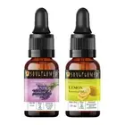 Soulflower Essential Oil Lavender & Lemon for Healthy Hair & Skin - Pack Of 2