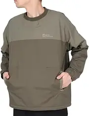 [Jack Wolfskin] 5032461 Techflex Warm PO V2 Men's Padded Tech Shirt, Windproof, Stretchable, High Performance