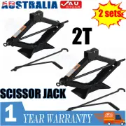 2 sets Scissor Jack for Car-2.0T Jack Kit-Tire deal forAuto-with Crank Handle AU
