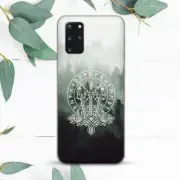 Forest Viking Runes Nordic Wolf Case For Samsung Note 20 S20 S21 S22 S23 S24 FE