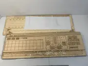 1/700 Battleship size laser cut wood dock