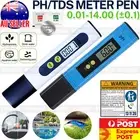Water pH Meter Portable Digital TDS Tester Aquarium Quality Pool Wine Monitor EZ