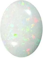 [AYUSH GEMS] 10.00 Ratti Opal Stone Certified Natural Fire AA++ Quality Oval White Astrological Australian Opal Loose Gemstone, 10.00, Loose Gemstone, Opal, 10.00, Loose Gemstone, Opal